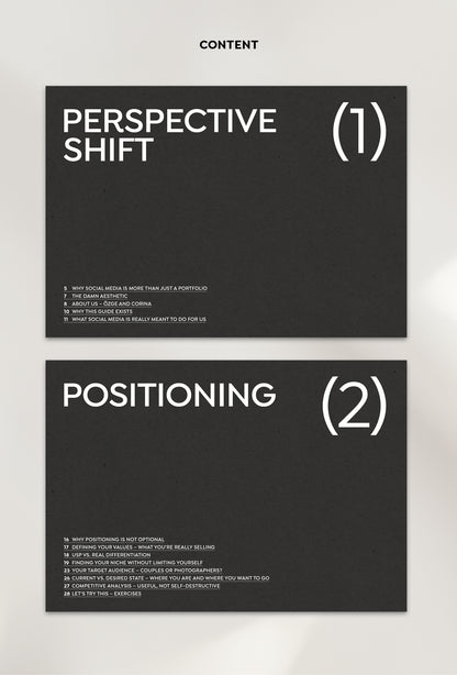 Beyond The Feed Aesthetic – Social Media Strategy for Wedding Photographers (DE & EN Version)
